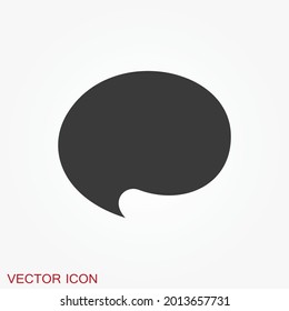 Speech bubble icons on background. Vector illustration.