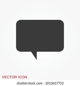 Speech bubble icons on background. Vector illustration.
