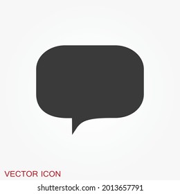 Speech bubble icons on background. Vector illustration.