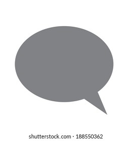 Speech bubble icons on white background. Vector illustration.
