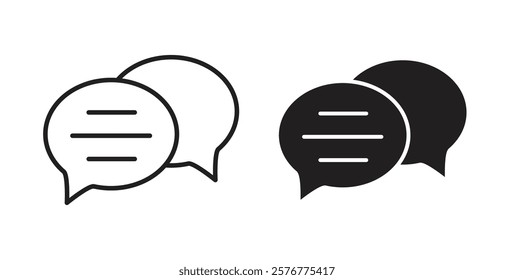 Speech bubble icons pack for ui designs
