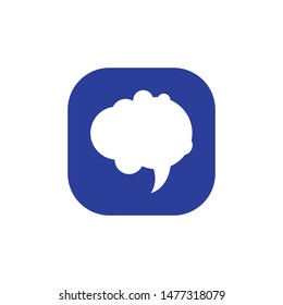 Speech bubble icons set. Vector illustration