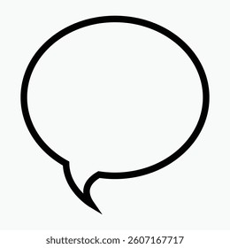 Speech bubble icons showing communication and chat in cartoon style