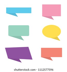 speech bubble icons- vector illustration