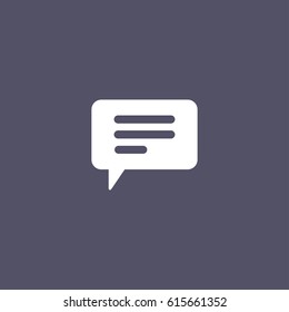 Speech bubble icon.thinking sign