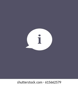 Speech bubble icon.thinking sign