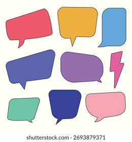 Burbuja de voz ideal para cómics, ilustraciones y gráficos