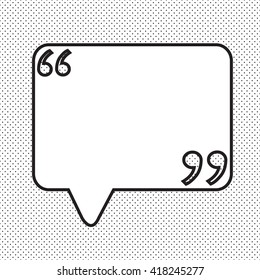 speech bubble illustration design