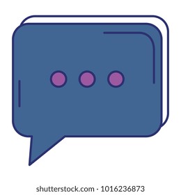 speech bubble isolated icon