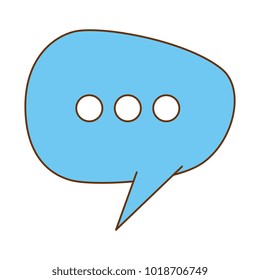 speech bubble isolated icon