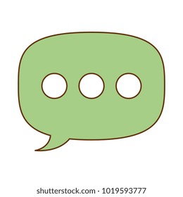 speech bubble isolated icon