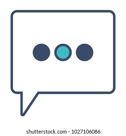 speech bubble isolated icon