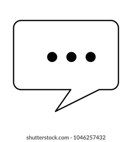 speech bubble isolated icon