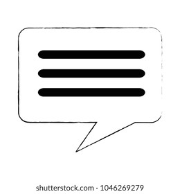 speech bubble isolated icon