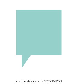 speech bubble isolated icon