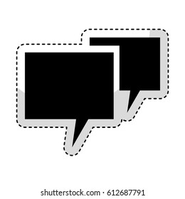speech bubble isolated icon