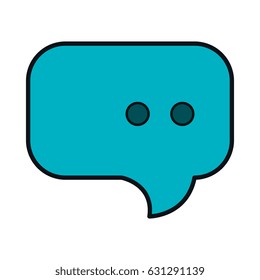 speech bubble isolated icon