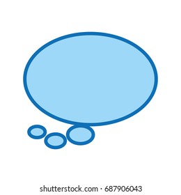 speech bubble isolated icon