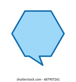 speech bubble isolated icon