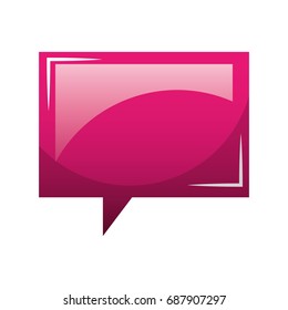 speech bubble isolated icon