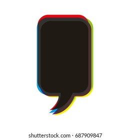 speech bubble isolated icon