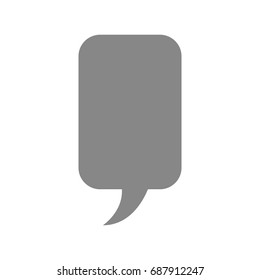speech bubble isolated icon
