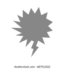 speech bubble isolated icon