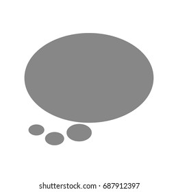 speech bubble isolated icon