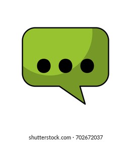 speech bubble isolated icon