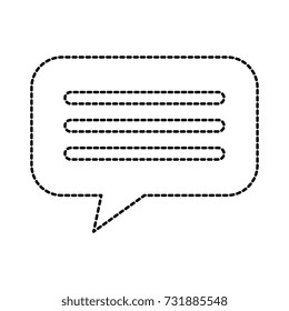 speech bubble isolated icon