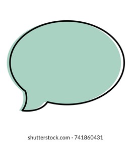 Speech Bubble Isolated Icon