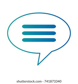 speech bubble isolated icon
