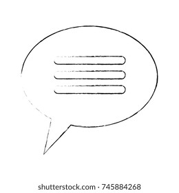 speech bubble isolated icon