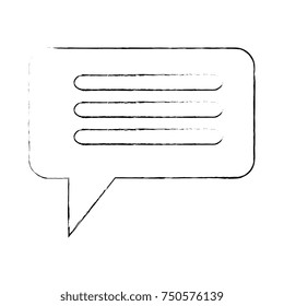 speech bubble isolated icon