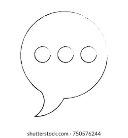 speech bubble isolated icon