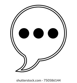 speech bubble isolated icon
