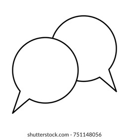 speech bubble isolated icon