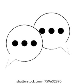 speech bubble isolated icon
