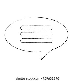 speech bubble isolated icon