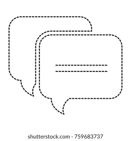 speech bubble isolated icon