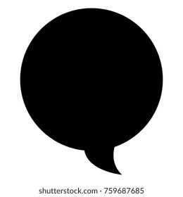 speech bubble isolated icon