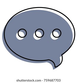 speech bubble isolated icon