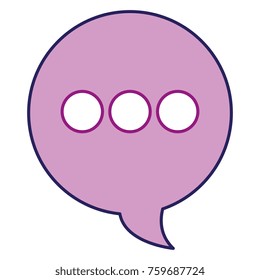 speech bubble isolated icon