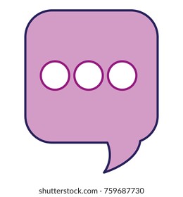 speech bubble isolated icon