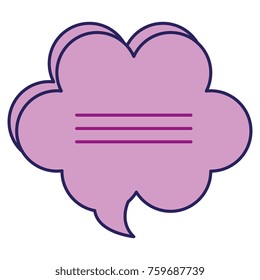 speech bubble isolated icon