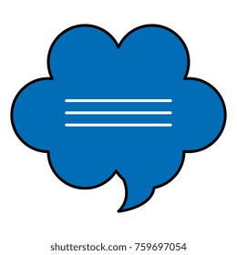 speech bubble isolated icon
