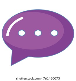 speech bubble isolated icon