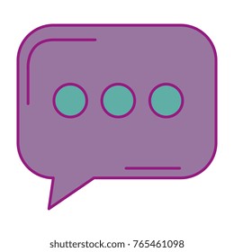 speech bubble isolated icon
