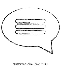 speech bubble isolated icon