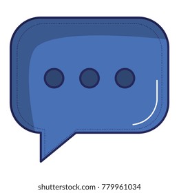 speech bubble isolated icon